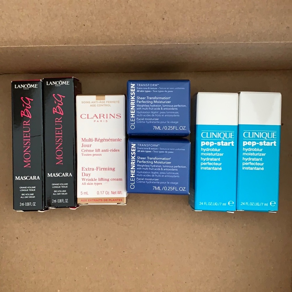 Clinique, Lancôme, Clarins, Olé Henriksen (Lot)